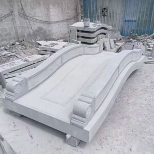 南宁 芝麻灰花岗岩园林景观 小石桥