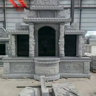 南宁 芝麻灰高档墓碑，土墓，可定制