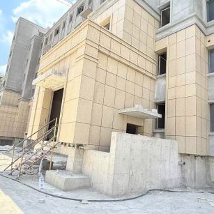 南宁 黄金麻干挂，工地实拍