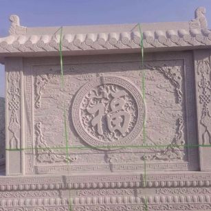 南宁 芝麻白花岗岩屏风，照壁，影壁