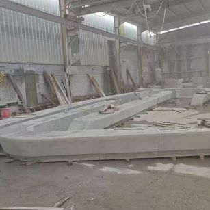 南宁 花岗岩整石坐凳拼装