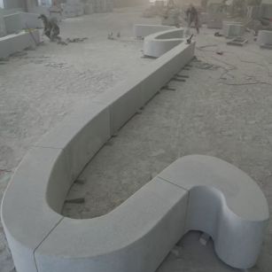 南宁 花岗岩整石坐凳拼装