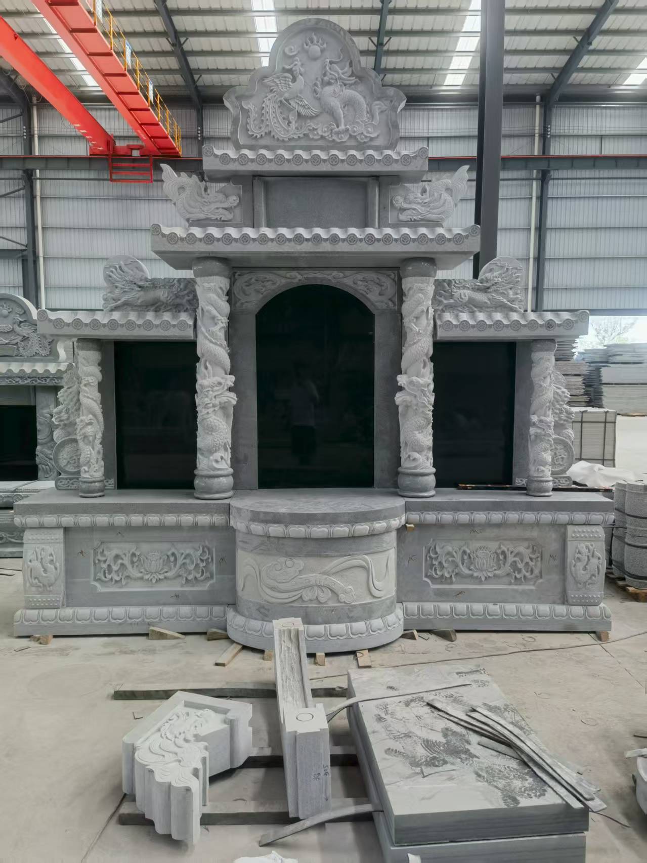 南宁 芝麻灰高档墓碑，土墓，可定制