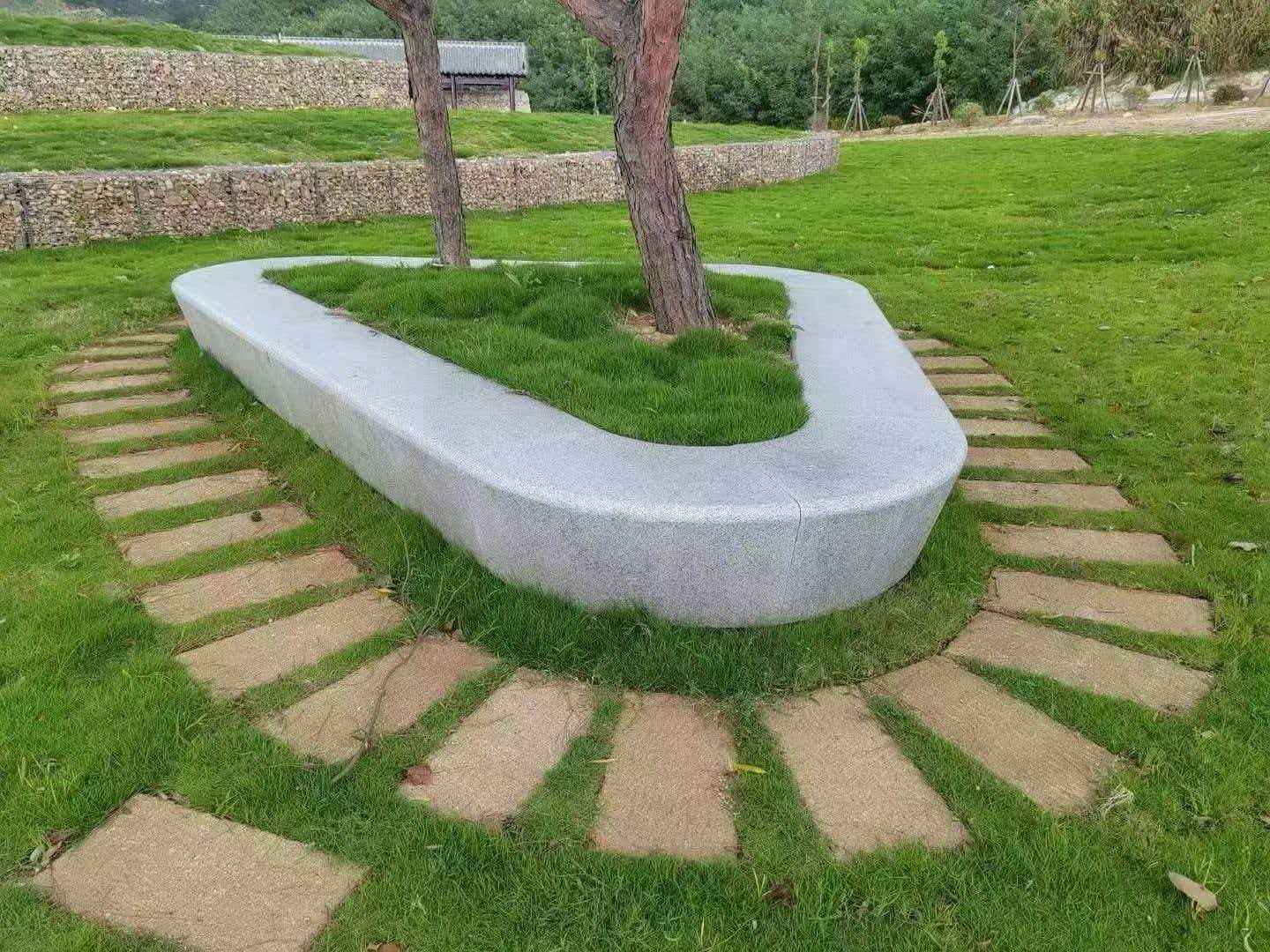 南宁 芝麻白光面整石坐凳