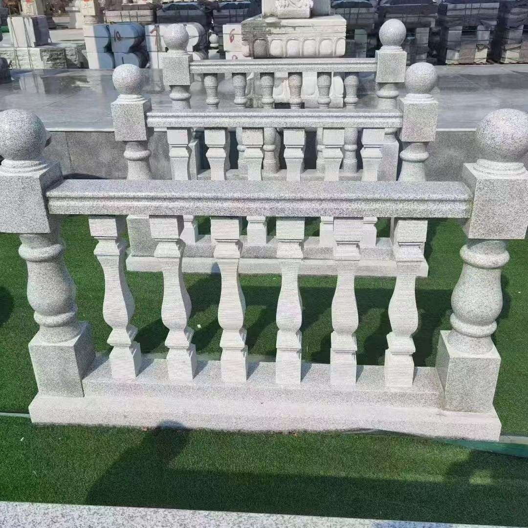 南宁 别墅石材栏杆特写