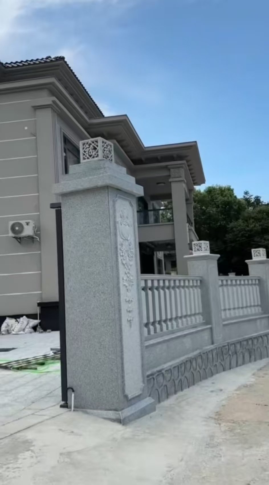南宁 芝麻白别墅围墙栏杆，私人订制