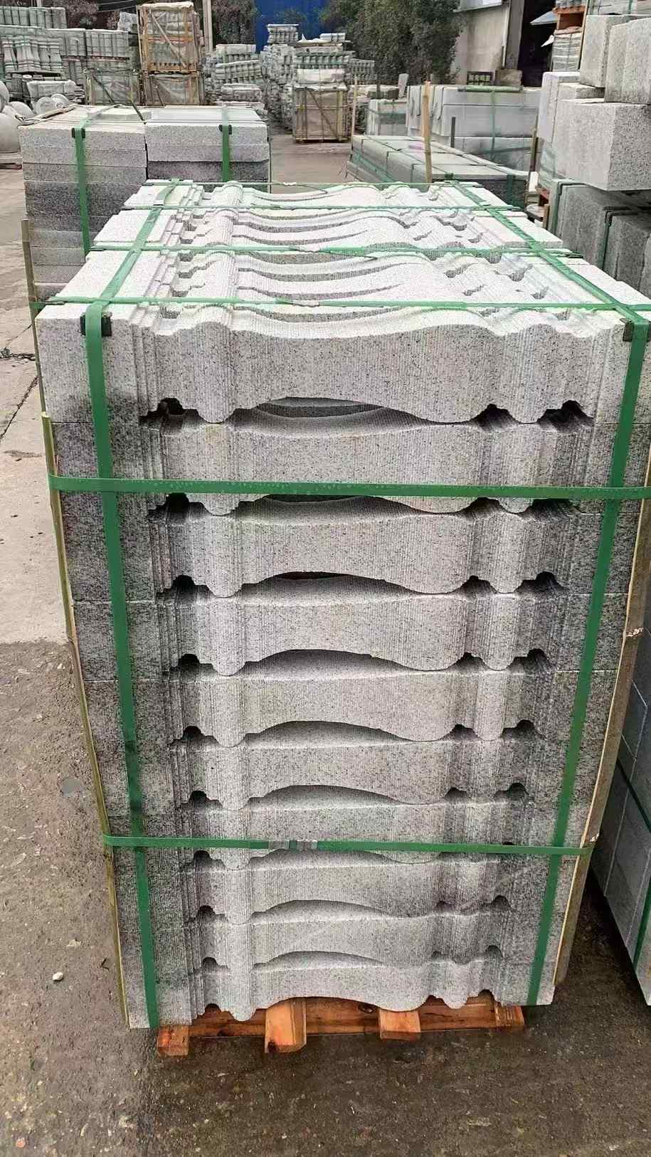 南宁 芝麻白方形拉丝面，栏杆花瓶柱