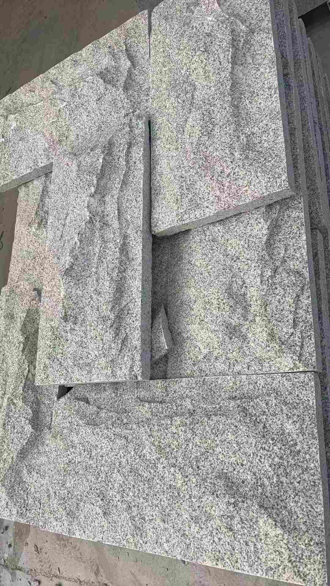 南宁 芝麻白自然面花岗岩成品板